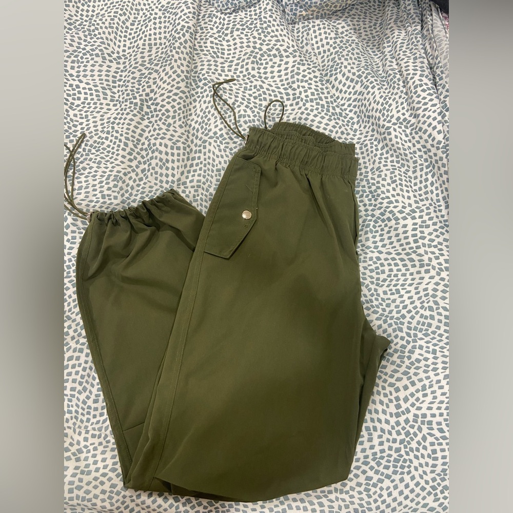 Olive Green Jogger Pants